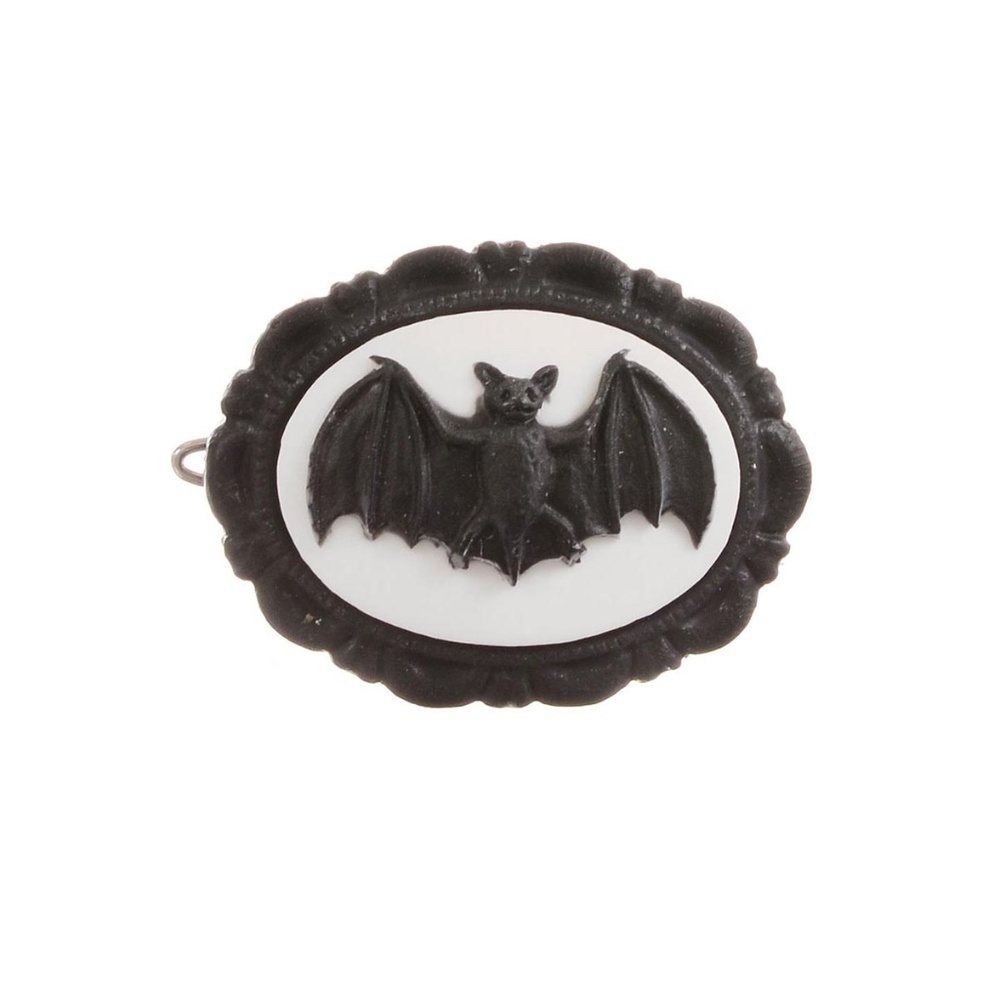 NEW Creature of the Night Bat Barrette in Black Goth Lolita Victorian Halloween